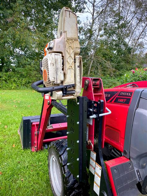 electric chainsaw for skid steer|tractor trimmer chainsaw.